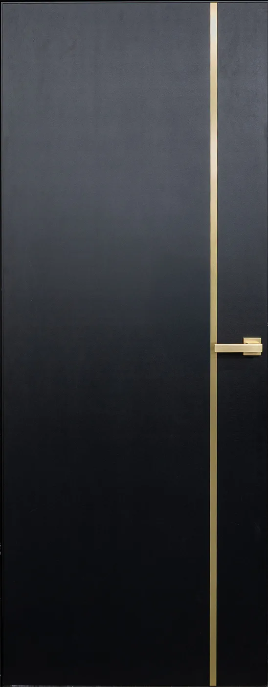 Frameless interior door design