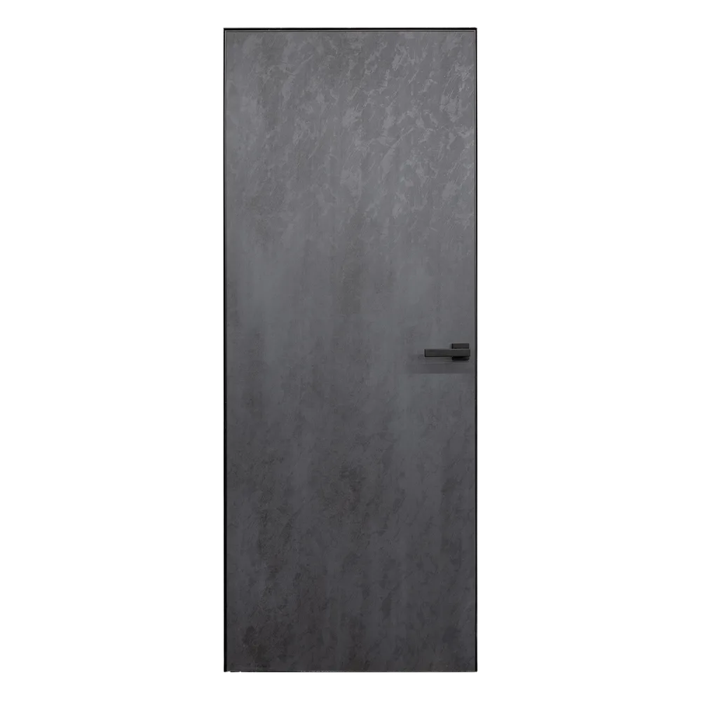 Frameless interior door design