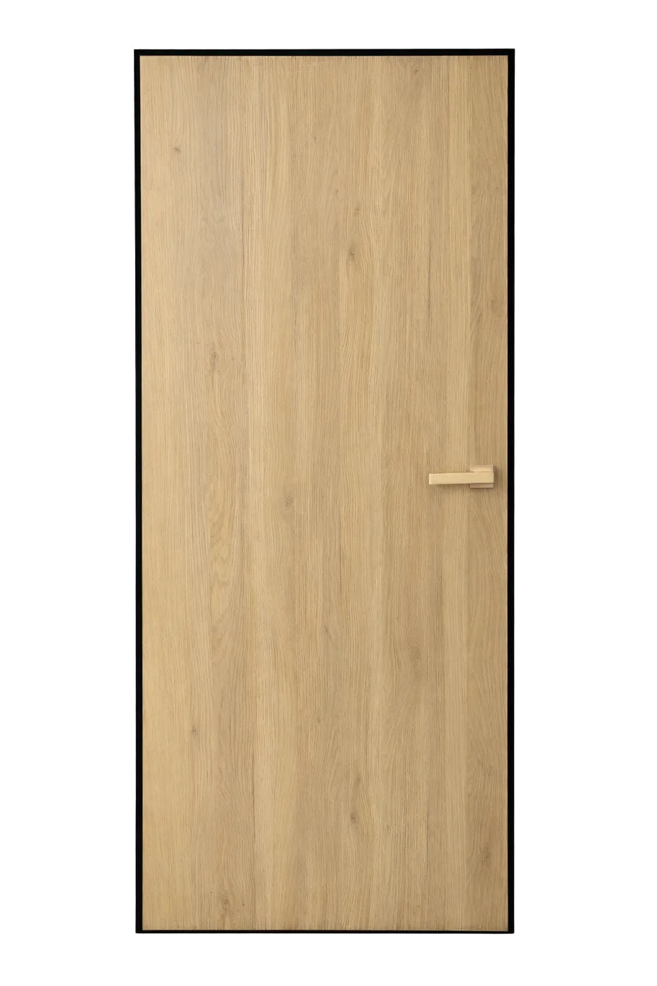 Frameless interior door design